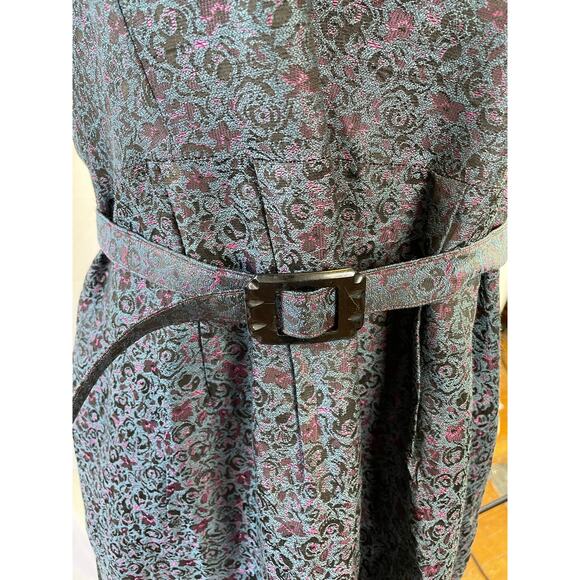 1950s Plus Size Iridescent Brocade Sheath Dress – Vintage Size 22 Work & Evening - Picture 16 of 16